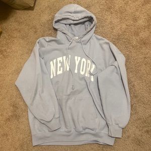 Light Blue Brandy Melville Hoodie